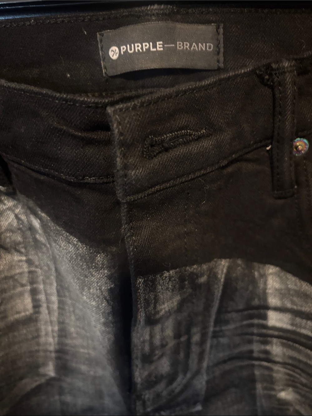 PURPLE Brand Men’s Slim Black Jeans